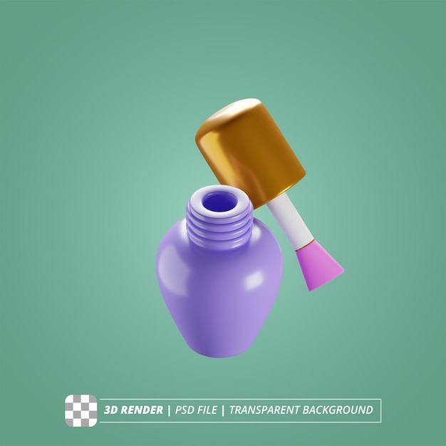 LAKIER DO PAZNOKCI 3D RENDER POJEDYNCZE OBRAZKI