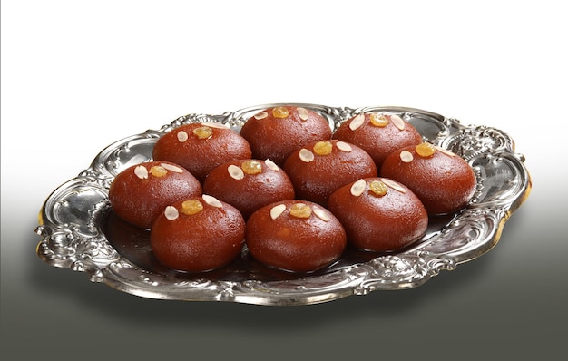 Lal Mohon Golab Juamun Indian and pakistani sweet made during festivals and celebrations