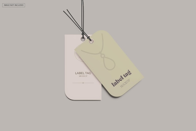 Lalel Tag Mockup
