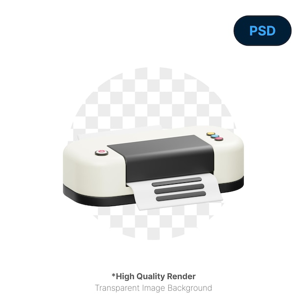 Laminatore macchina icona 3d psd premium