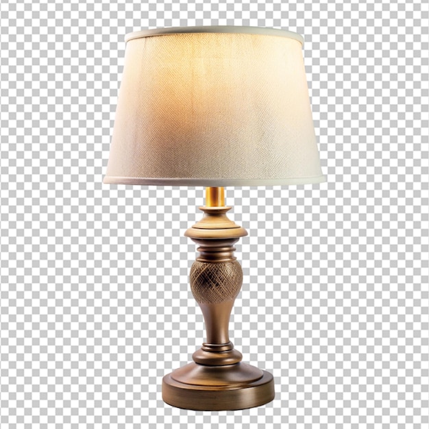 PSD lamp isolated on transparent background