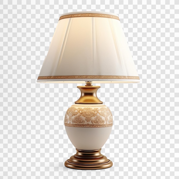 Lamp on transparency background psd
