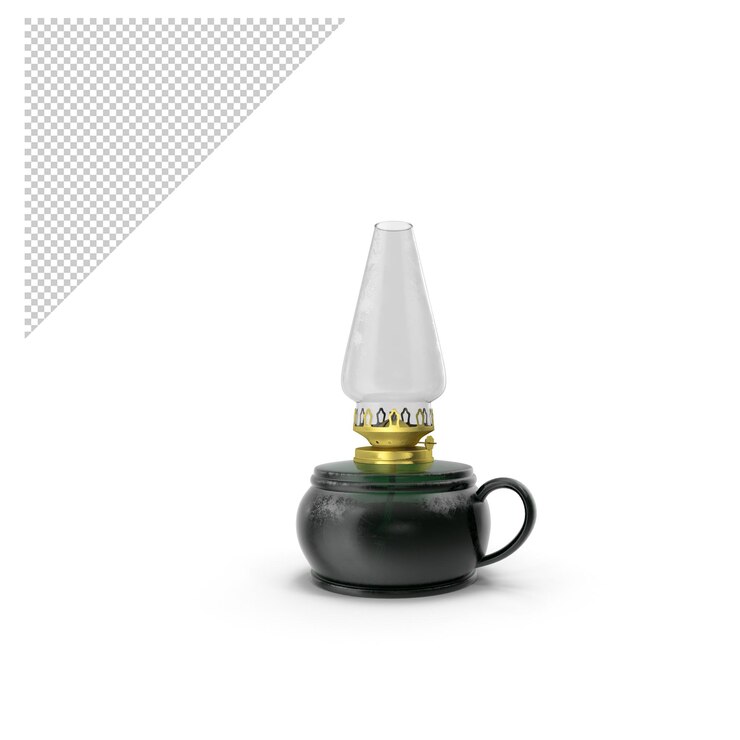 PSD lampa naftowa png
