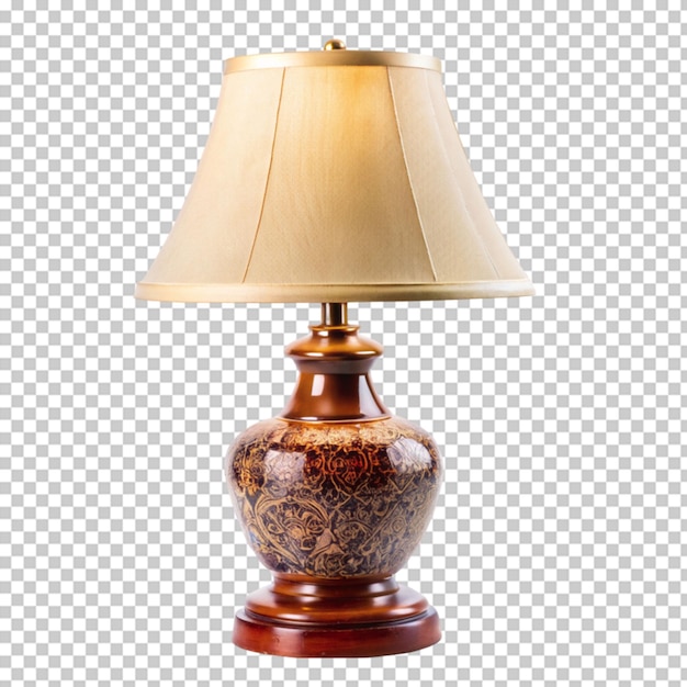 Lampa Stołowa Izolowana Na Przezroczystym Tle