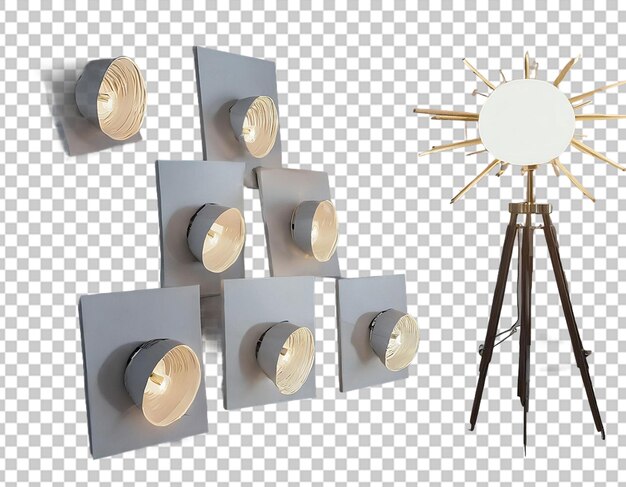 PSD lampa wieloobrazowa 3d