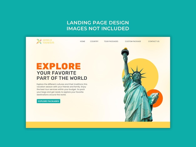 Landing page template 01