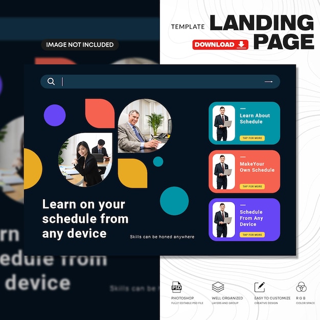 Landing Page Template for Online Courses