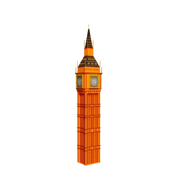 Landmark Building 3D Illustration