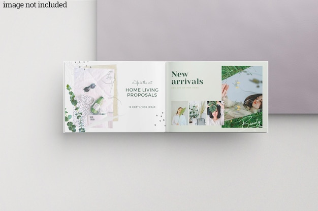 Mockup di libro paesaggistico