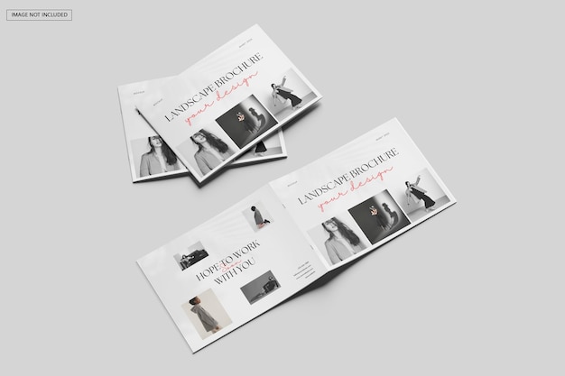 Mockup brochure paesaggistica