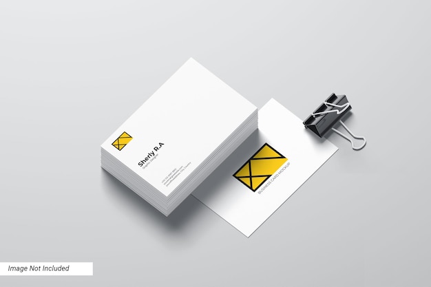 Landscape business card mockup