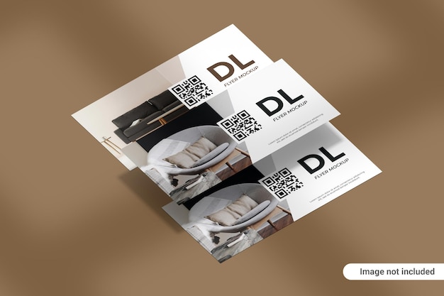 Landscape dl flyer mockup