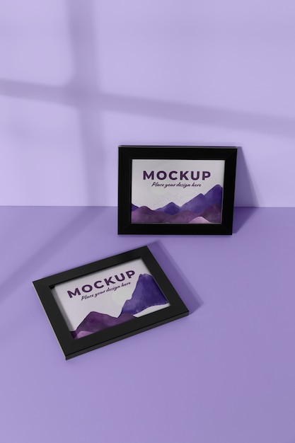 PSD landscape frame design mock-up