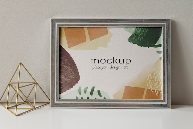 PSD landscape frame design mockup