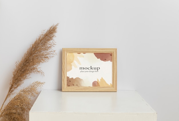 Landscape frame design mockup