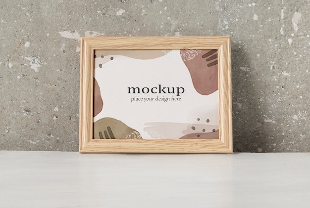 PSD landscape frame design mockup