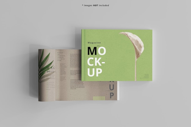 Landscape Magazine Mockup