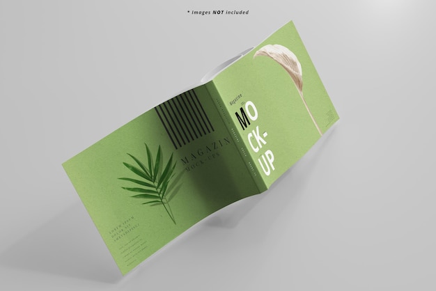 Landscape magazine mockup