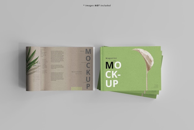 Landscape Magazines Mockup