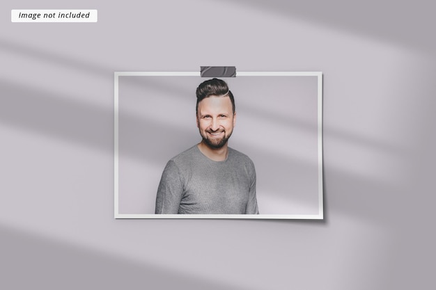 Landscape photo frame mockup