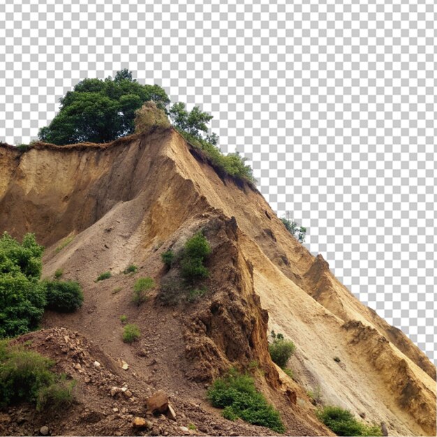 PSD pessaggio di una strada sulle colline