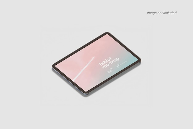 Landscape tablet mockup