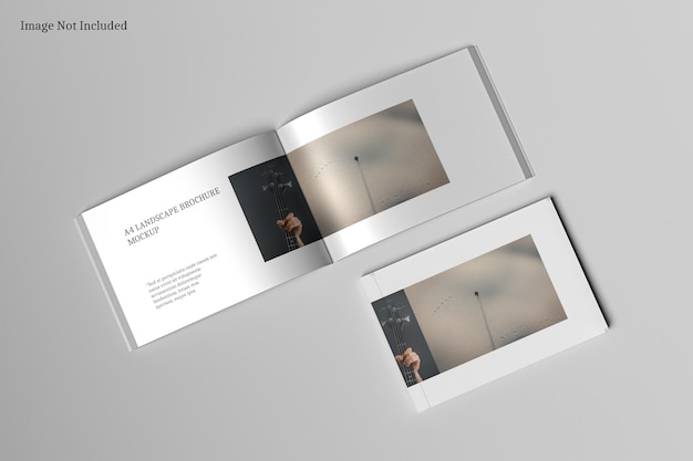 PSD landschap a4 mockup