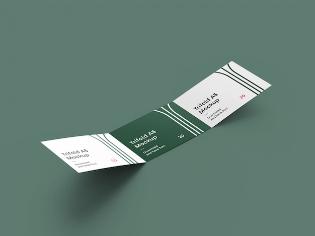 Landschap brochure mockup