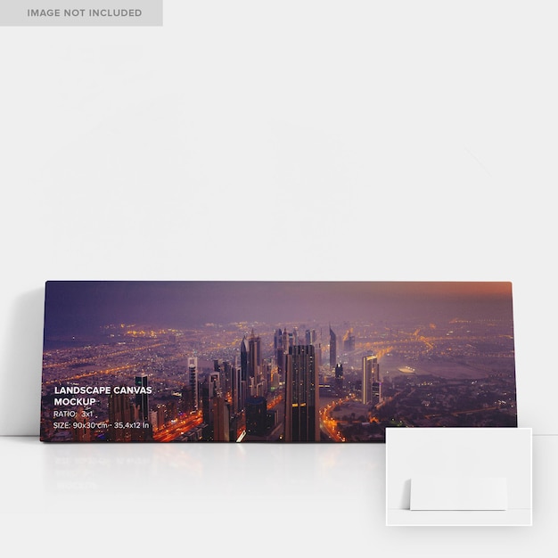 Landschap canvas mockup