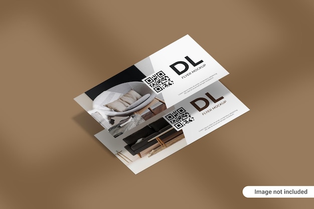 Landschap dl flyer mockup