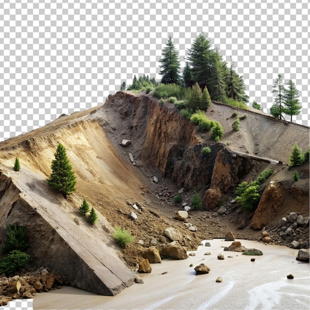 landschap schot van een weg in heuvels