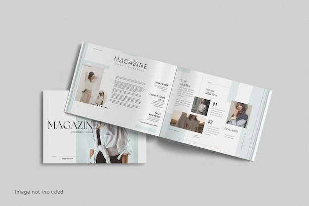 Landschapsmagazine mockup