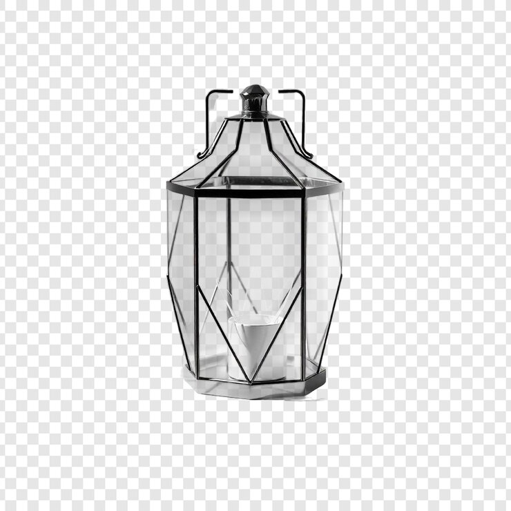 PSD lantern isolated on transparent background generated with ai