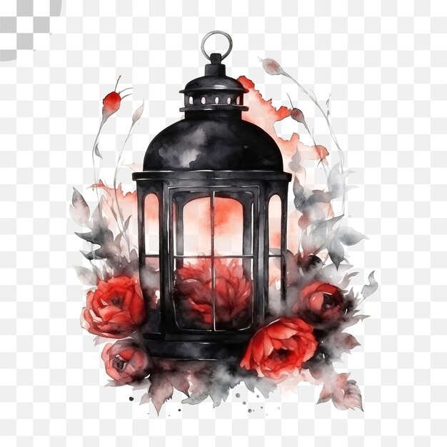 PSD lantern ramadan transparent background