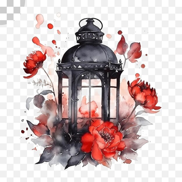 PSD lantern ramadan transparent background