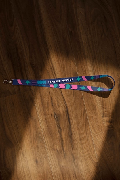 PSD lanyard mockup design