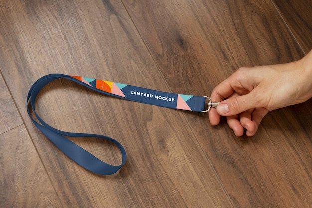 Lanyard mockup design