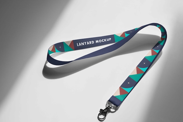 PSD lanyard mockup design