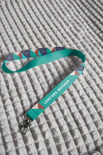 PSD lanyard mockup design