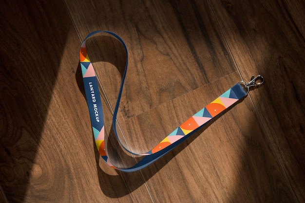 PSD lanyard mockup design