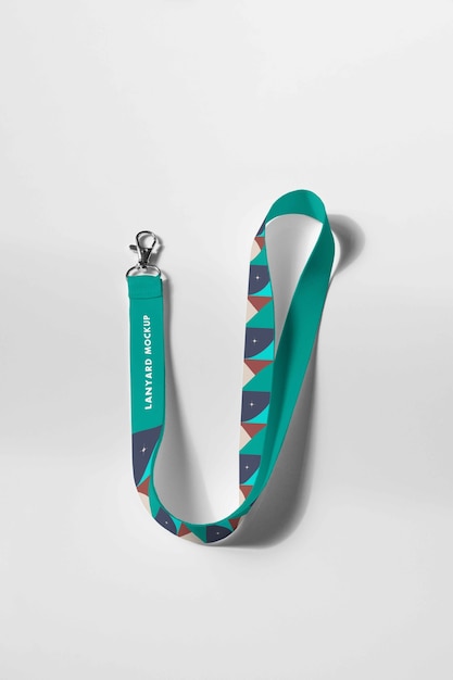 PSD lanyard mockup-ontwerp