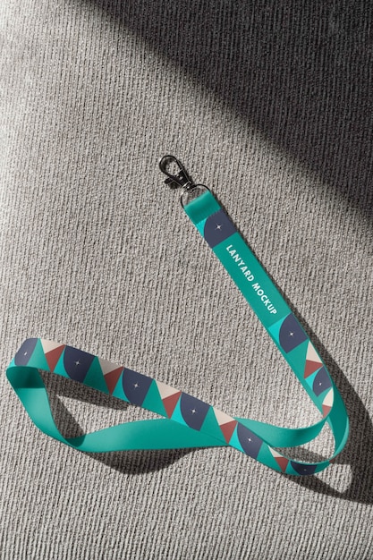 PSD lanyard mockup-ontwerp