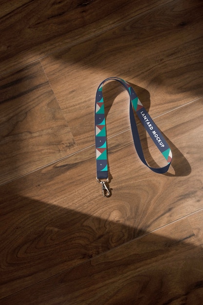 PSD lanyard mockup-ontwerp