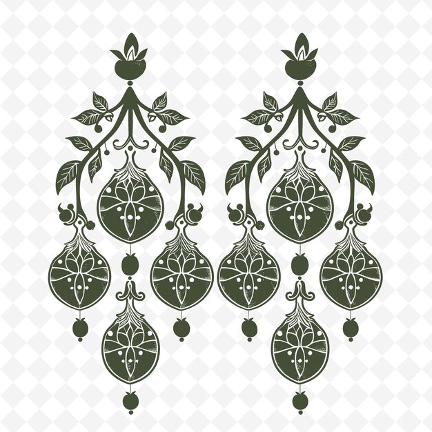 PSD lapis lazuli line art with pomegranates and vines for decora outline scribble arts of nature decor