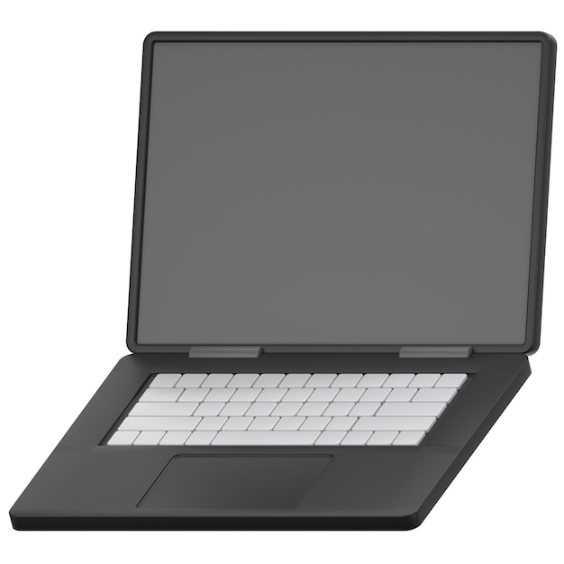 laptop 3D Icon Illustration