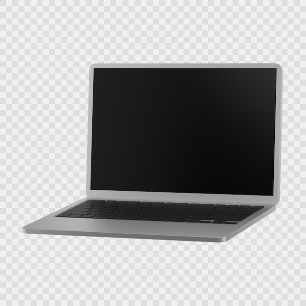 Laptop 3D-pictogram