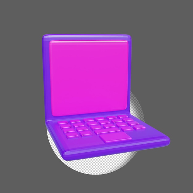 Laptop 3d render