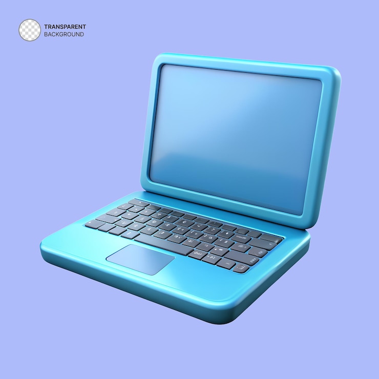 PSD laptop 3d