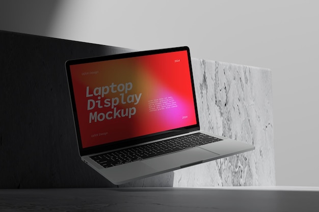 ノートパソコンのフローティングディスプレイ (PSD) モッケージ