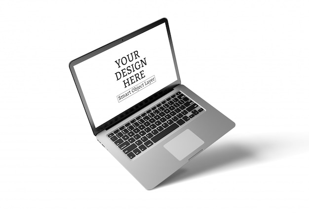 PSD laptop device mock up screen